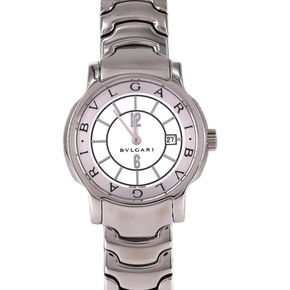 Bulgari Solotempo ST29S ST29WSSD Stainless Steel Quartz Watch